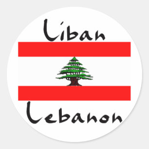 Liban Lebanon Flag Stickers