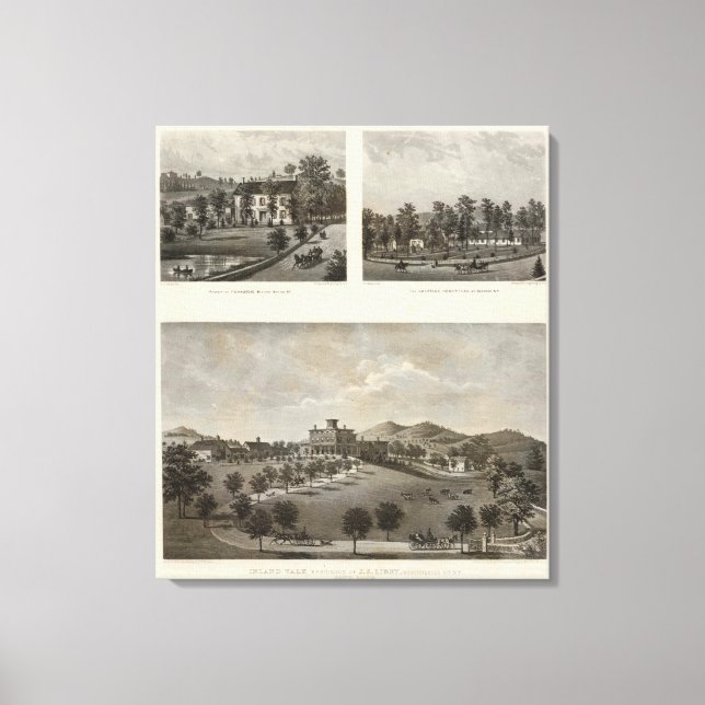 Libby, Halstead residences Canvas Print (Front)