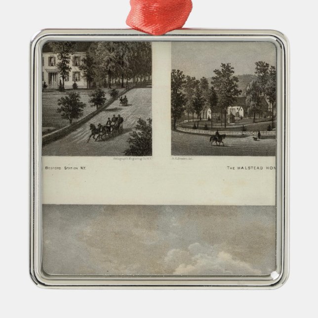 Libby, Halstead residences Metal Tree Decoration (Front)