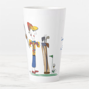'Libby' - Live Your Life in Full Swing! Latte Mug