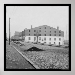 Libby Prison in Richmond, VA 1865 Poster