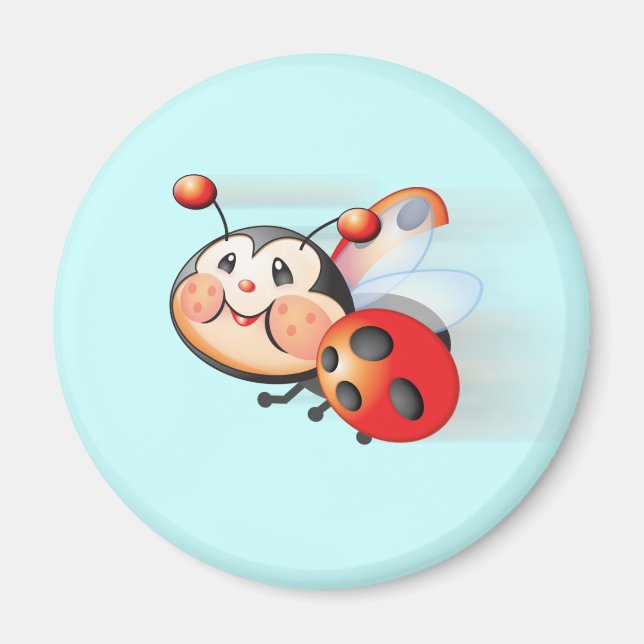 Libby the Ladybug Magnet (Front)