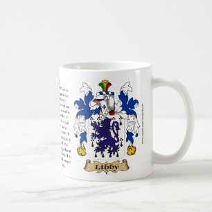 Libby, the Origin, the Meaning and the Crest Coffee Mug