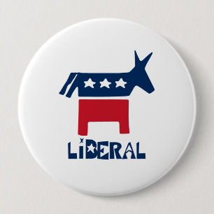 Liberal 10 Cm Round Badge