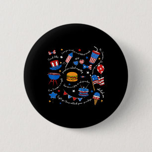 Liberal 4th Of July Subtle Message Resist Trump Pa 6 Cm Round Badge