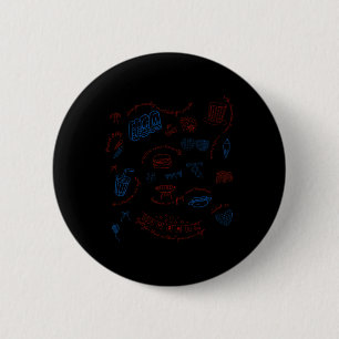 Liberal 4th Of July Subtle Message Resist Trump Pa 6 Cm Round Badge