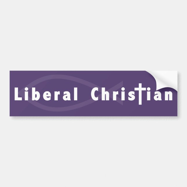 Liberal Christian Bumper Sticker (Front)