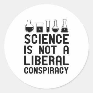 Liberal Conspiracy Classic Round Sticker