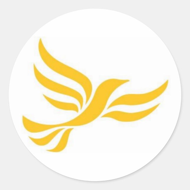 Liberal Democrats Logo Classic Round Sticker (Front)