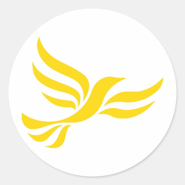 Liberal Democrats Logo Classic Round Sticker (Front)