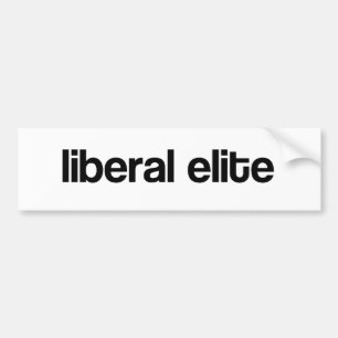 Liberal Elite Bumper Sticker