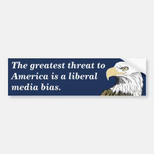 Liberal Media Bias (Smith) Bumper Sticker