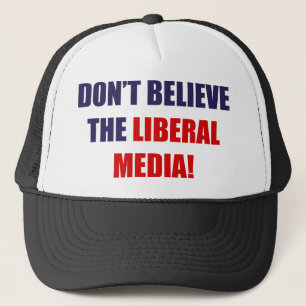 Liberal Media Trucker Hat