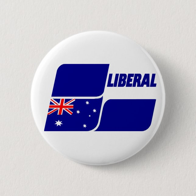 Liberal Party of Australia 2013 6 Cm Round Badge (Front)