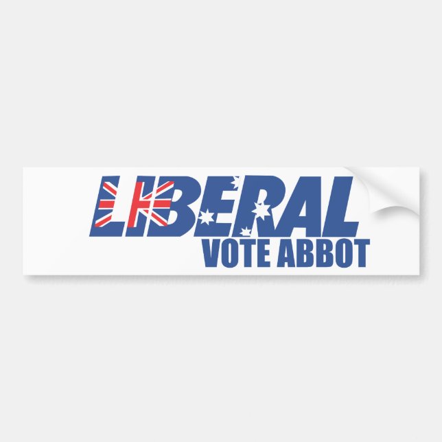 Liberal Party of Australia Bumper Sticker (Front)