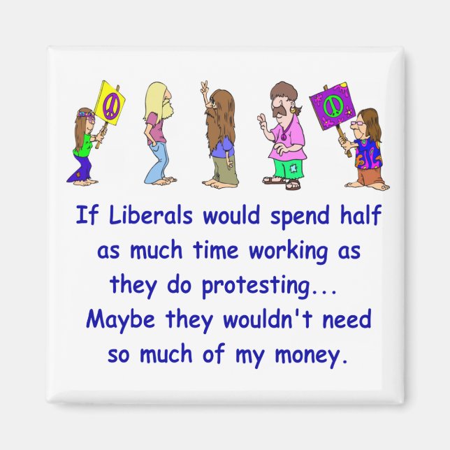 Liberal Protester Magnet (Front)