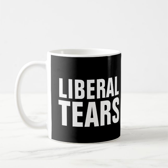 LIBERAL TEARS  Coffee Mugs for Christmas (Left)