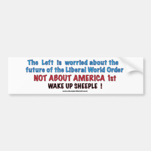 Liberal World Order Bumper Sticker