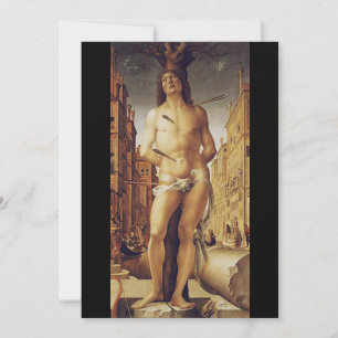Liberale da Verona: Saint Sebastian Fine Art Holiday Card