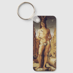 Liberale da Verona: Saint Sebastian Fine Art Key Ring