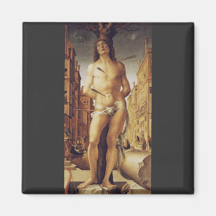 Liberale da Verona: Saint Sebastian Fine Art Magnet