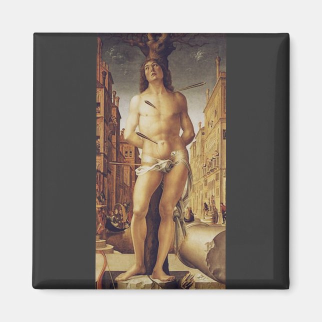 Liberale da Verona: Saint Sebastian Fine Art Magnet (Front)