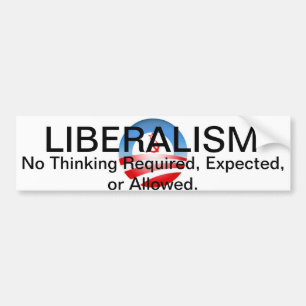 Liberalism II Bumper Sticker