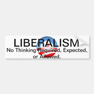 Liberalism II Bumper Sticker