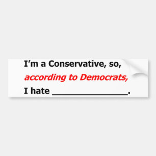 Liberals' Lies Bumper Sticker