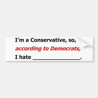 Liberals' Lies Bumper Sticker