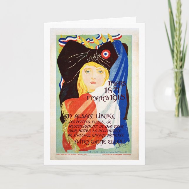 Liberated Alsace - French Card (Front)