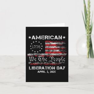 Liberation Day American Liberation Day April 2nd 2 Card