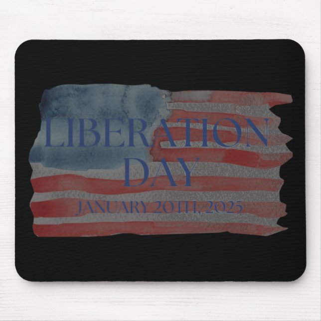 Liberation Day Trump 2025 2  Mouse Mat (Front)
