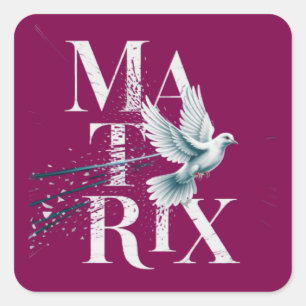  Liberation from the Matrix Square Sticker