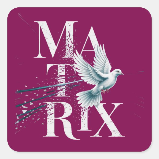  Liberation from the Matrix Square Sticker (Front)