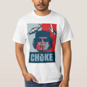 Liberation Muammar Gaddafi Choke poster t shirt