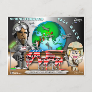 Liberation Savings Time Postcard