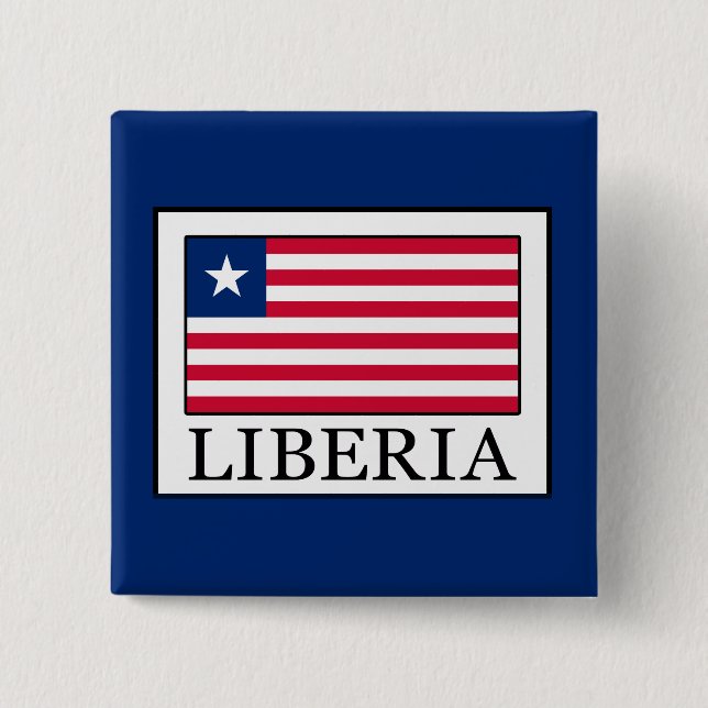 Liberia 15 Cm Square Badge (Front)