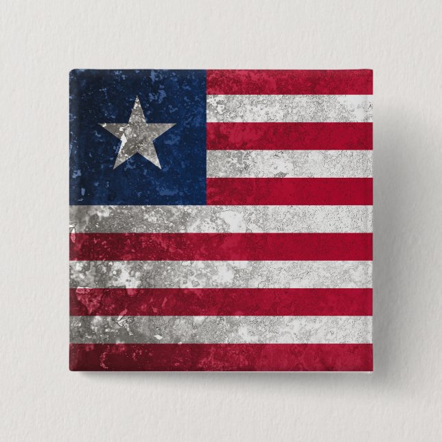 Liberia 15 Cm Square Badge (Front)