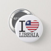 Liberia 6 Cm Round Badge (Front & Back)