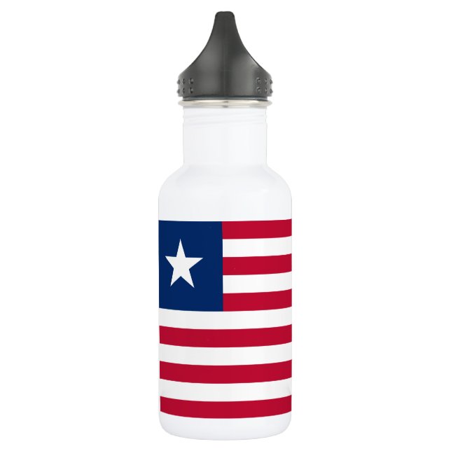 Liberia Flag 532 Ml Water Bottle (Left)