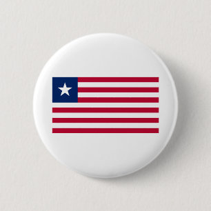 Liberia Flag 6 Cm Round Badge