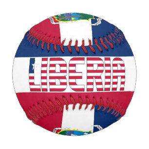 Liberia Flag and Coat of Arms Patriotic Baseball