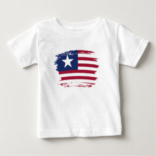 Liberia flag baby T-Shirt
