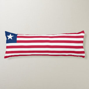 Liberia Flag Body Cushion