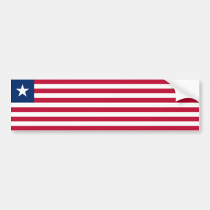 Liberia Flag Bumper Sticker