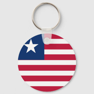 Liberia Flag Key Ring