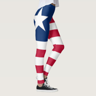Liberia Flag Leggings