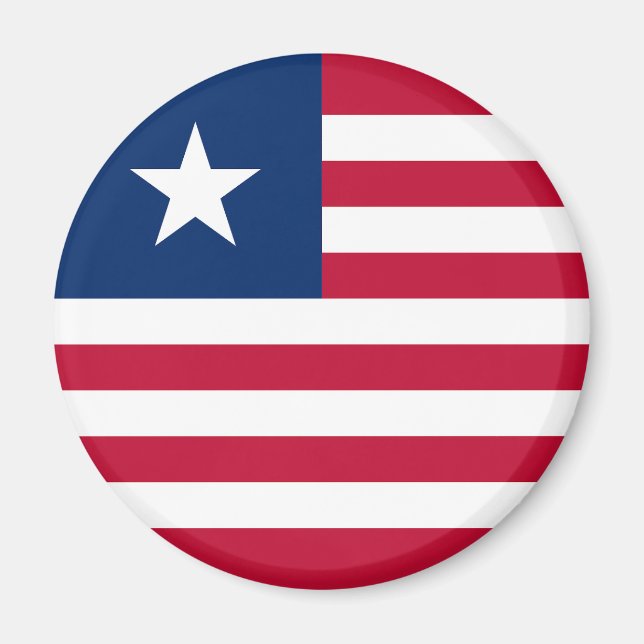 Liberia Flag Magnet (Front)