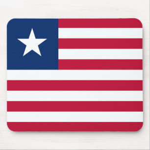 Liberia Flag Mouse Mat